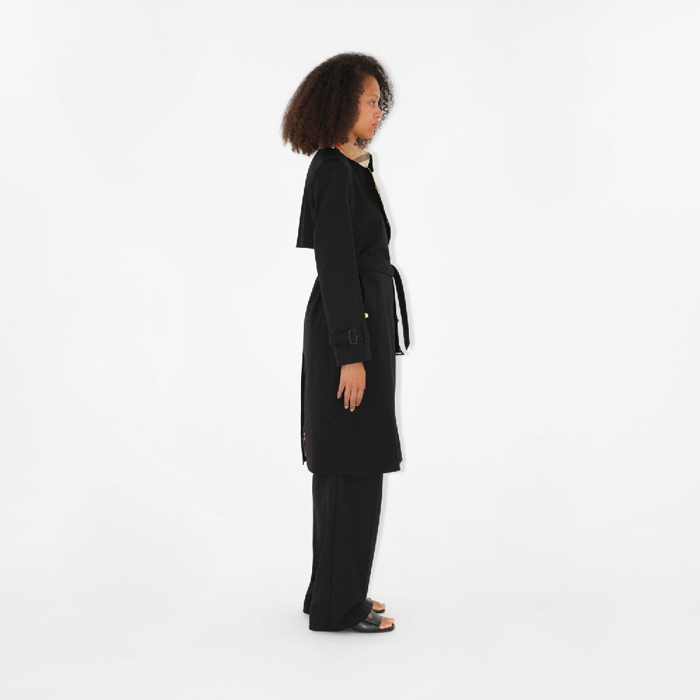 Burberry Trench Coat Largo En Gabardina Con Cuello CheckPrecio 2.250 00 €