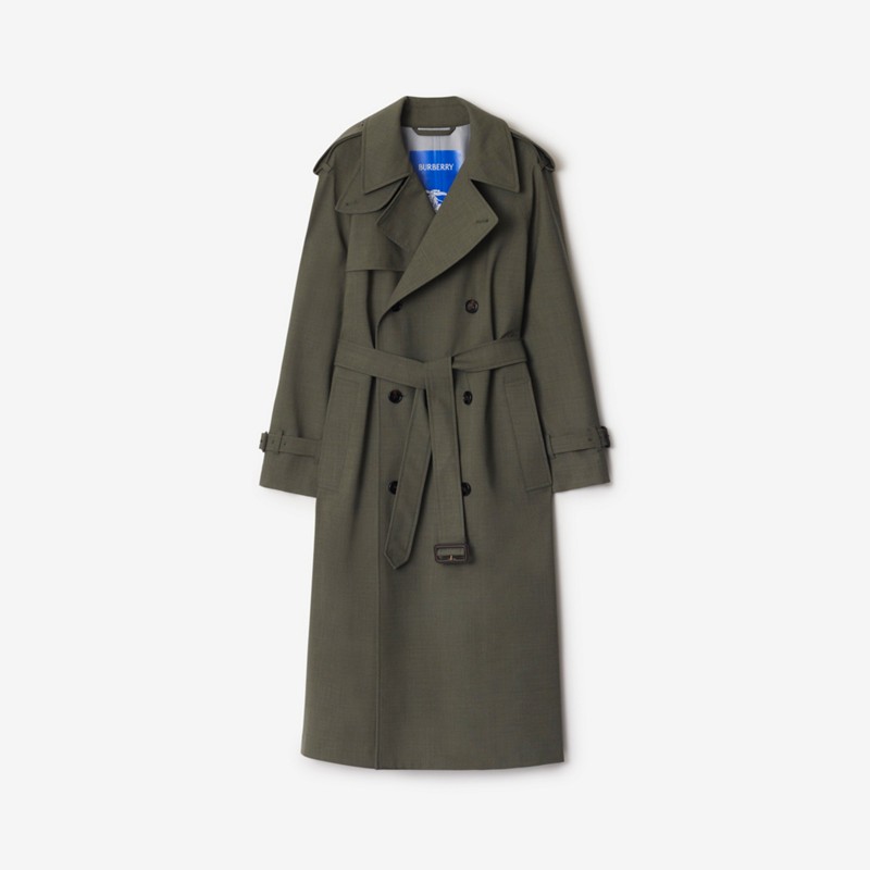 Burberry Trench coat largo en lana elásticaPrecio 2.590 00 € Novedades