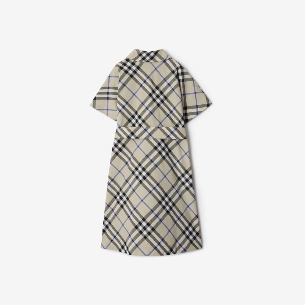Burberry Vestido Camisero En Algodón CheckPrecio 450 00 € 3-14 Años