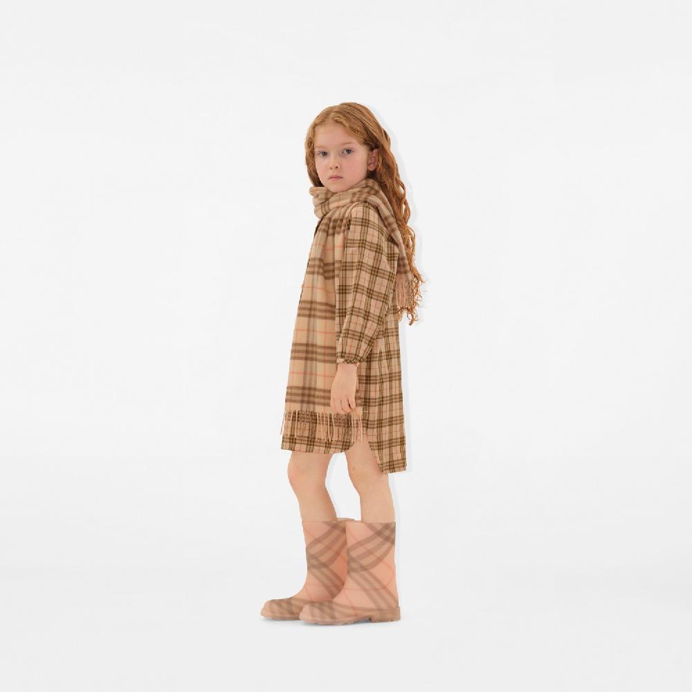 Burberry Vestido Camisero En Algodón CheckPrecio 450 00 € 3-14 Años