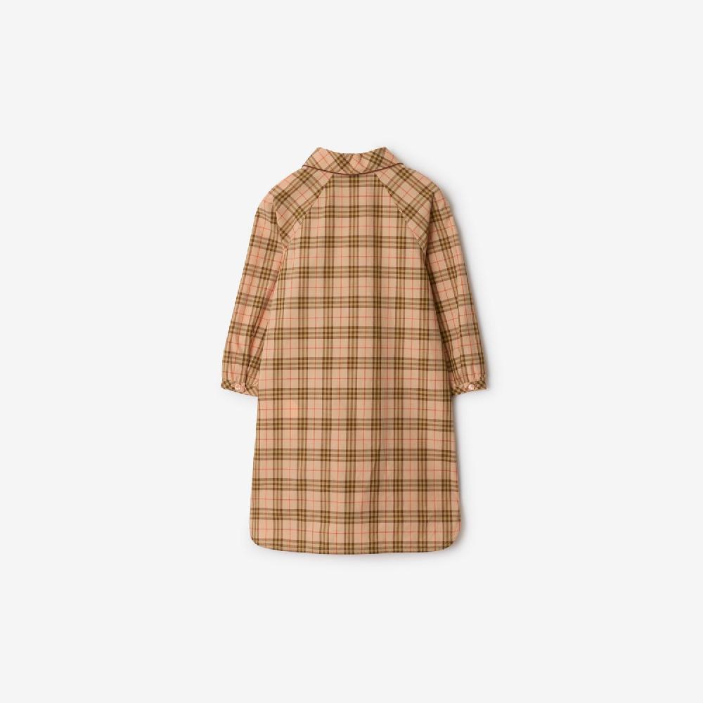 Burberry Vestido Camisero En Algodón CheckPrecio 450 00 € 3-14 Años