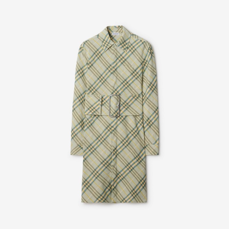 Burberry Vestido camisero en lino elástico CheckPrecio 1.650 00 € Novedades