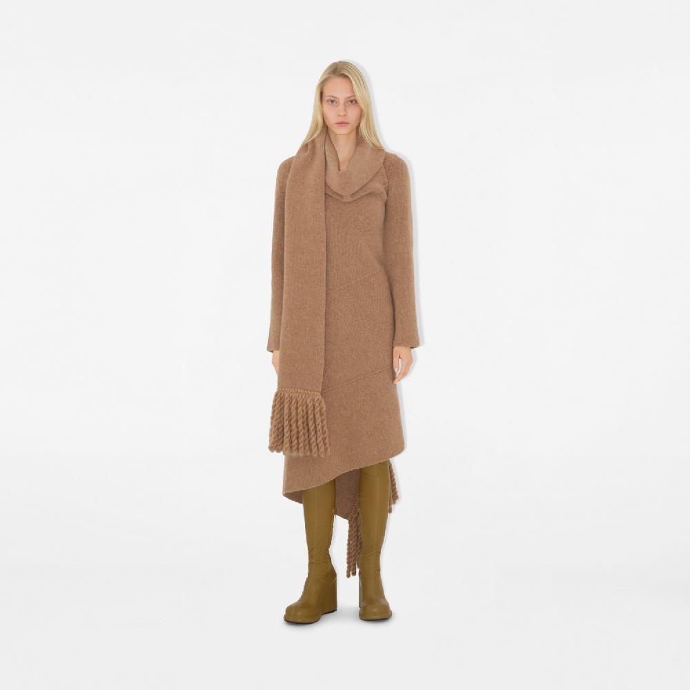 Burberry Vestido Con Bufanda En Mezcla De LanaPrecio 2.890 00 €