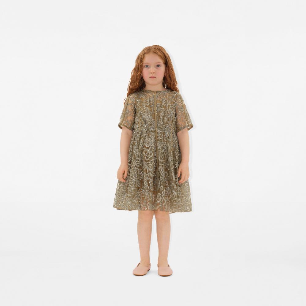 Burberry Vestido De Tul MetalizadoPrecio 860 00 € 3-14 Años