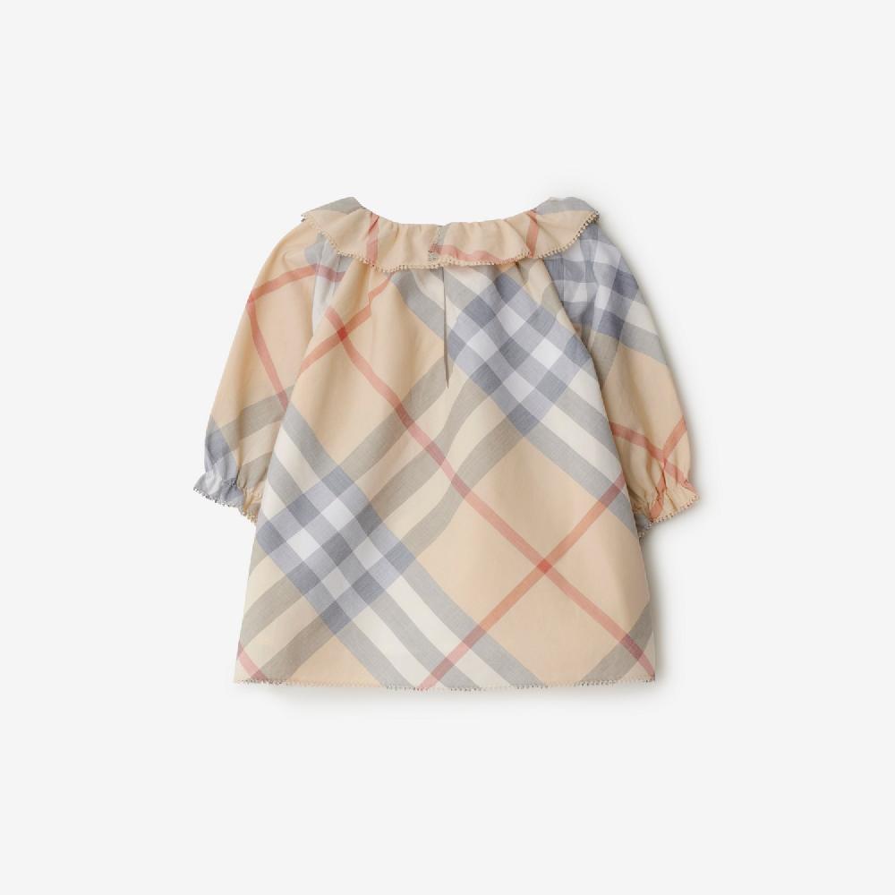 Burberry Vestido En Algodón Check Con CubrepañalPrecio 320 00 € 1-18 Meses