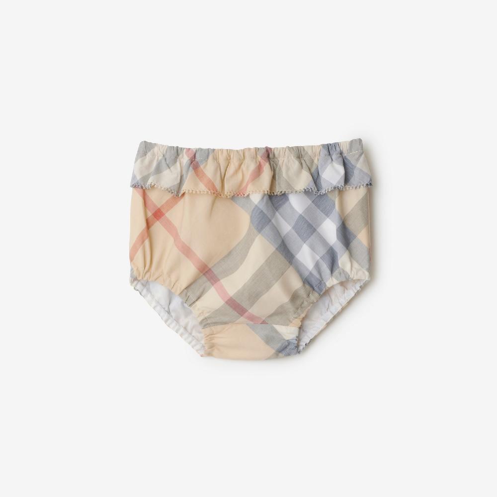 Burberry Vestido En Algodón Check Con CubrepañalPrecio 320 00 € 1-18 Meses