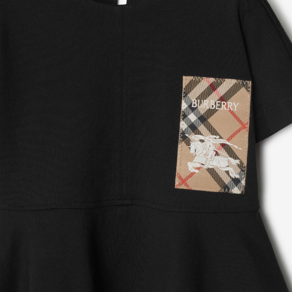 Burberry Vestido En Algodón Con Etiqueta CheckPrecio 240 00 € 6-24 Meses