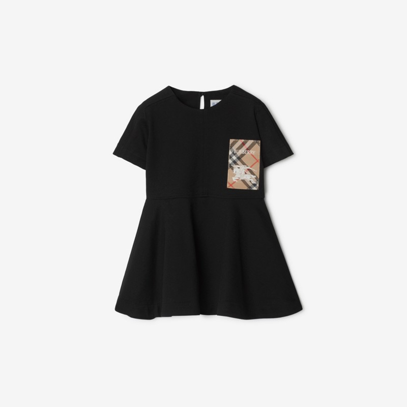 Burberry Vestido en algodón con etiqueta CheckPrecio 240 00 € 6-24 meses