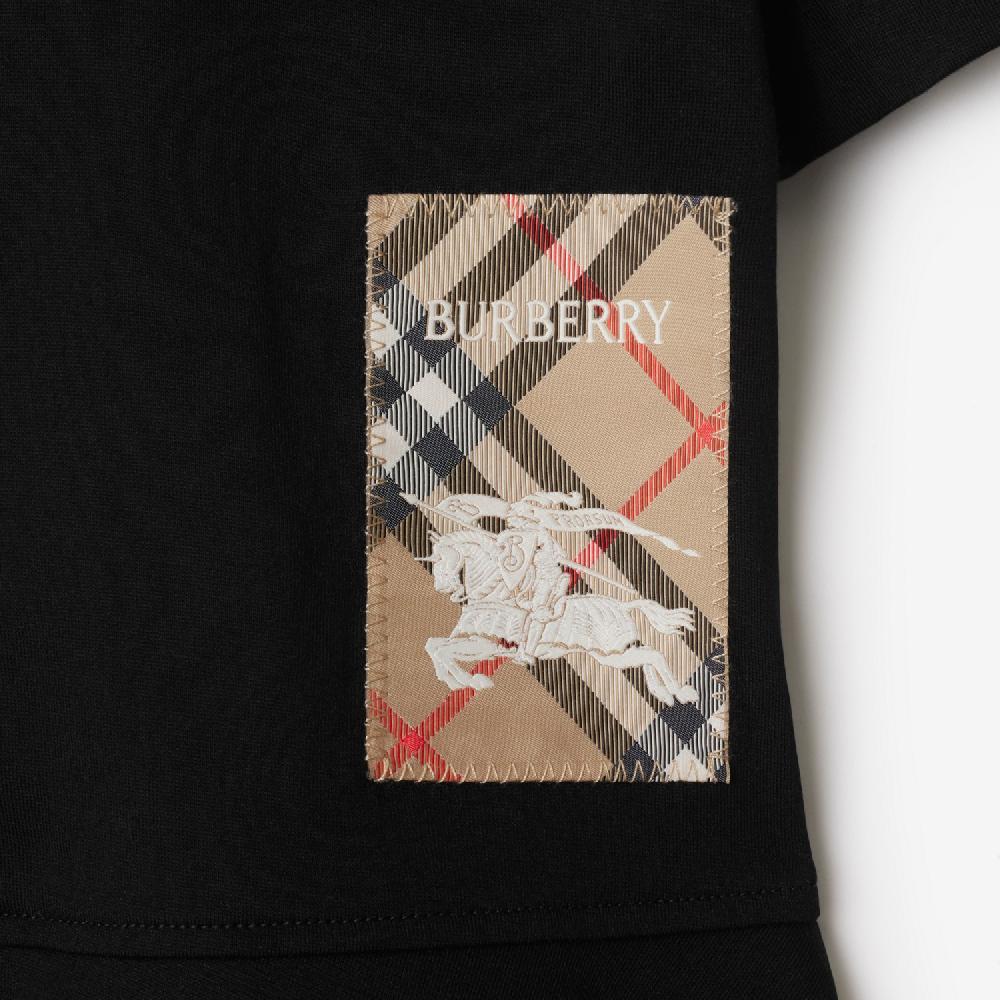 Burberry Vestido En Algodón Con Etiqueta CheckPrecio 290 00 € 3-14 Años