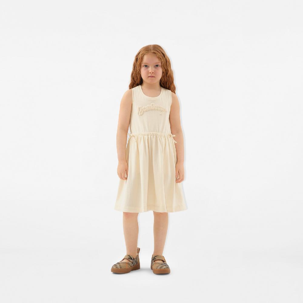 Burberry Vestido En Algodón Con LogotipoPrecio 320 00 € 3-14 Años