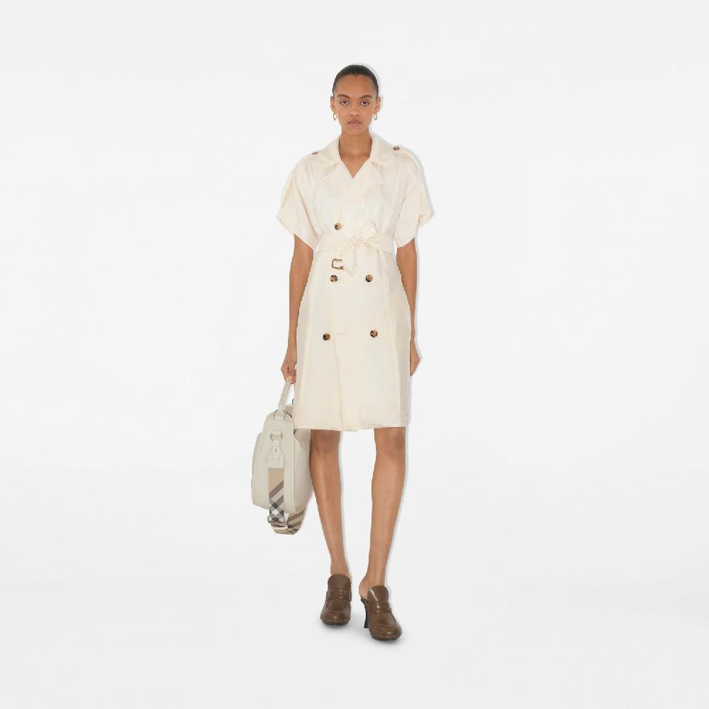 Burberry Vestido Estilo Trench En ViscosaPrecio 1.490 00 € Novedades