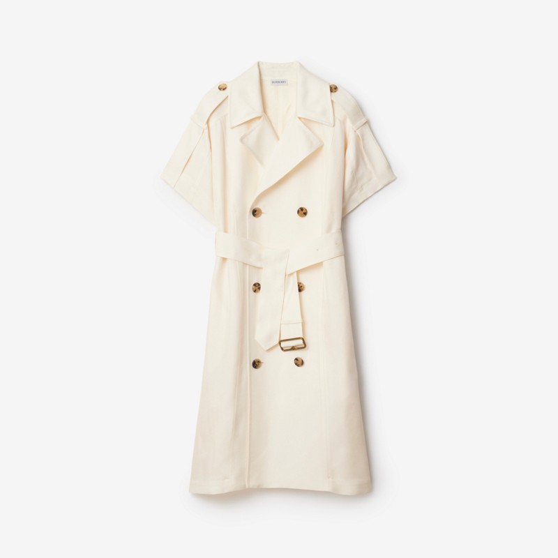 Burberry Vestido estilo trench en viscosaPrecio 1.490 00 € Novedades