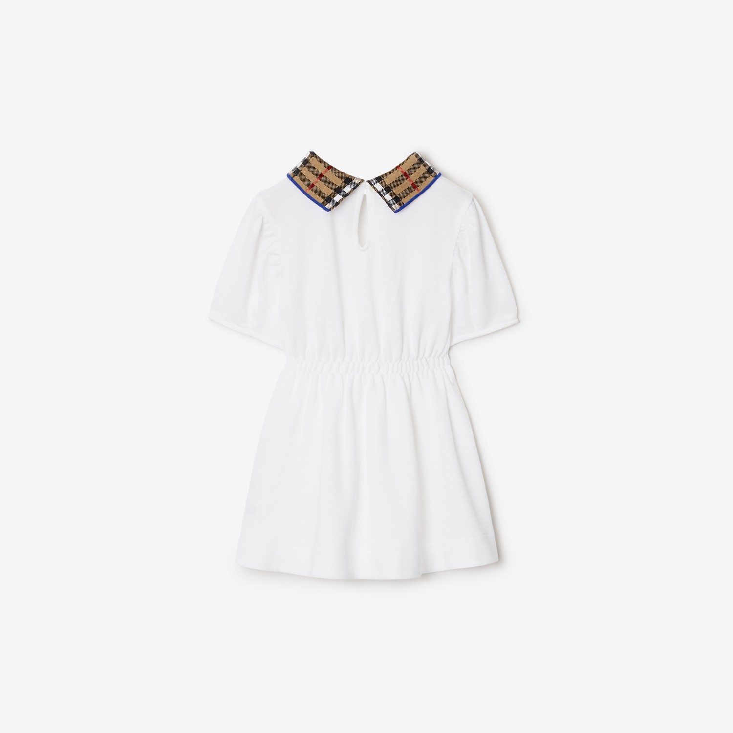 Burberry Vestido Tipo Polo En Algodón Con Cuello CheckPrecio 230 00 € 6-24 Meses