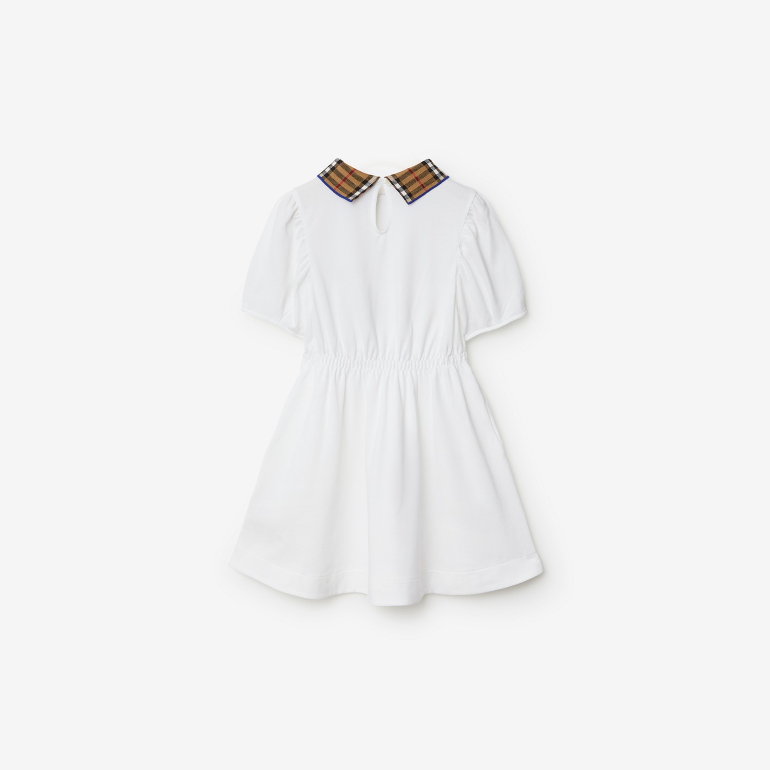 Burberry Vestido Tipo Polo En Algodón Con Cuello CheckPrecio 270 00 € 3-14 Años