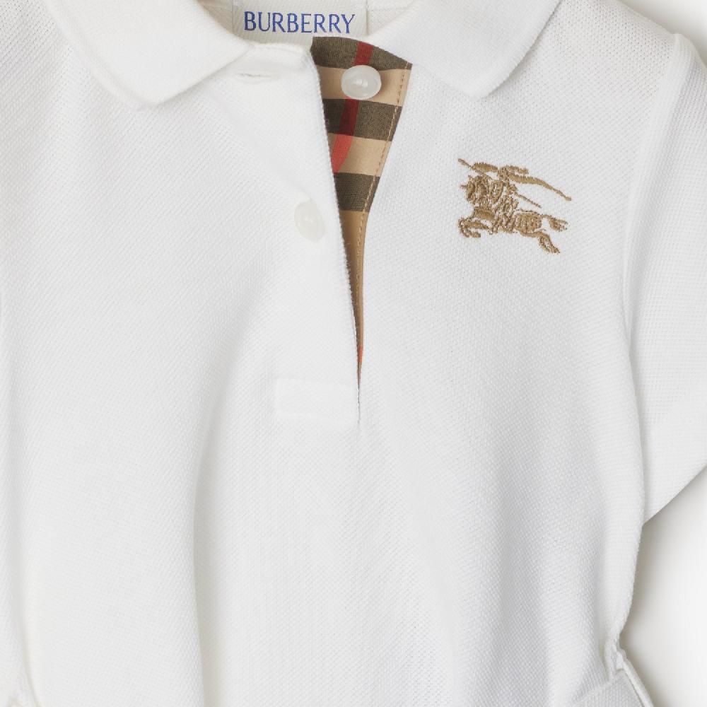 Burberry Vestido Tipo Polo En AlgodónPrecio 190 00 € 6-24 Meses