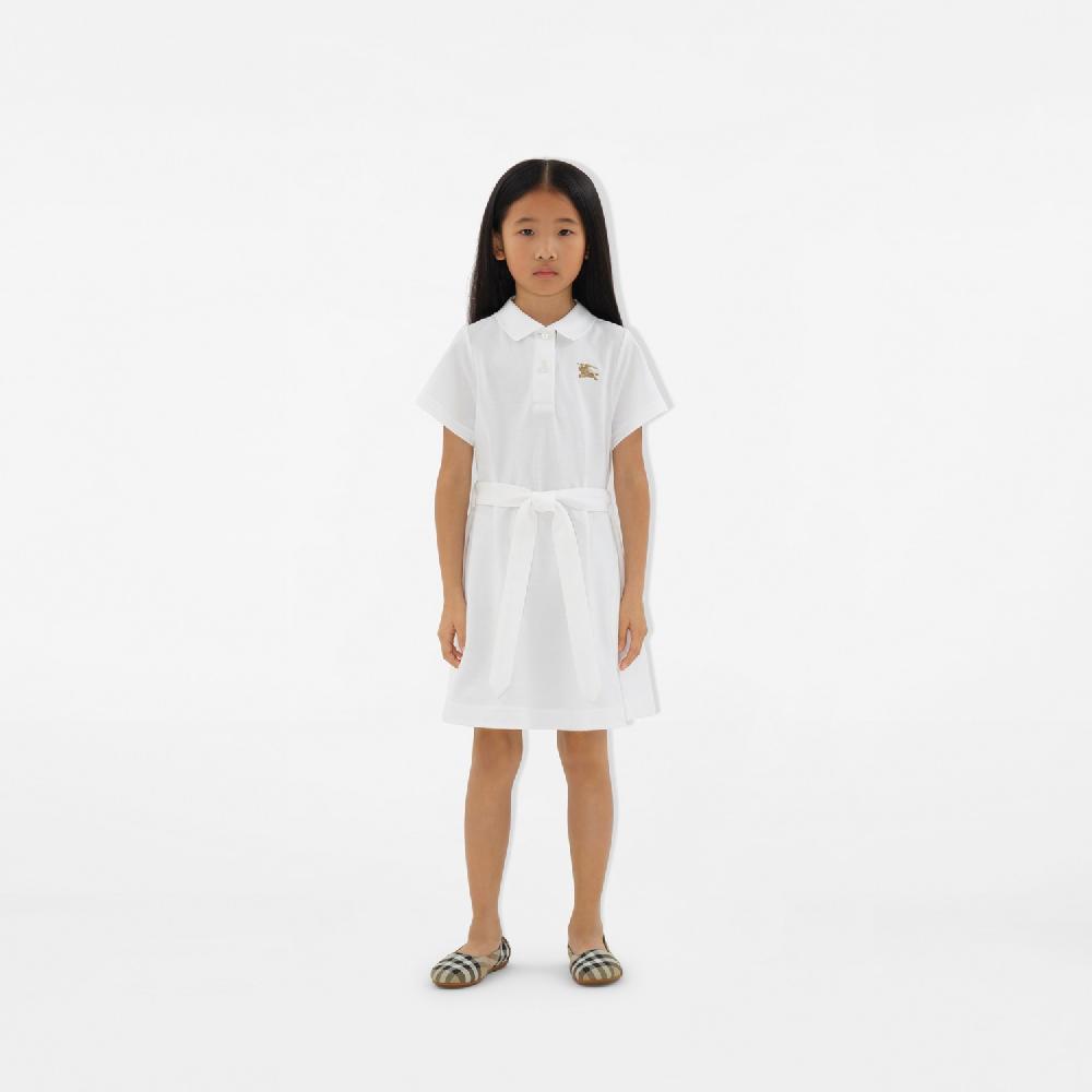 Burberry Vestido Tipo Polo En AlgodónPrecio 240 00 € 3-14 Años