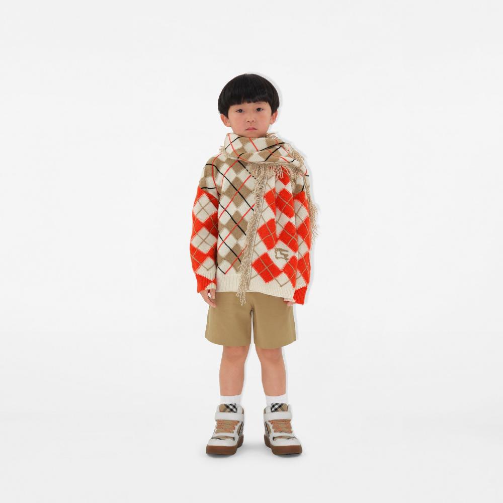 Burberry Zapatillas Deportivas De Botín En Piel CheckPrecio 380 00 € 4-14 Años