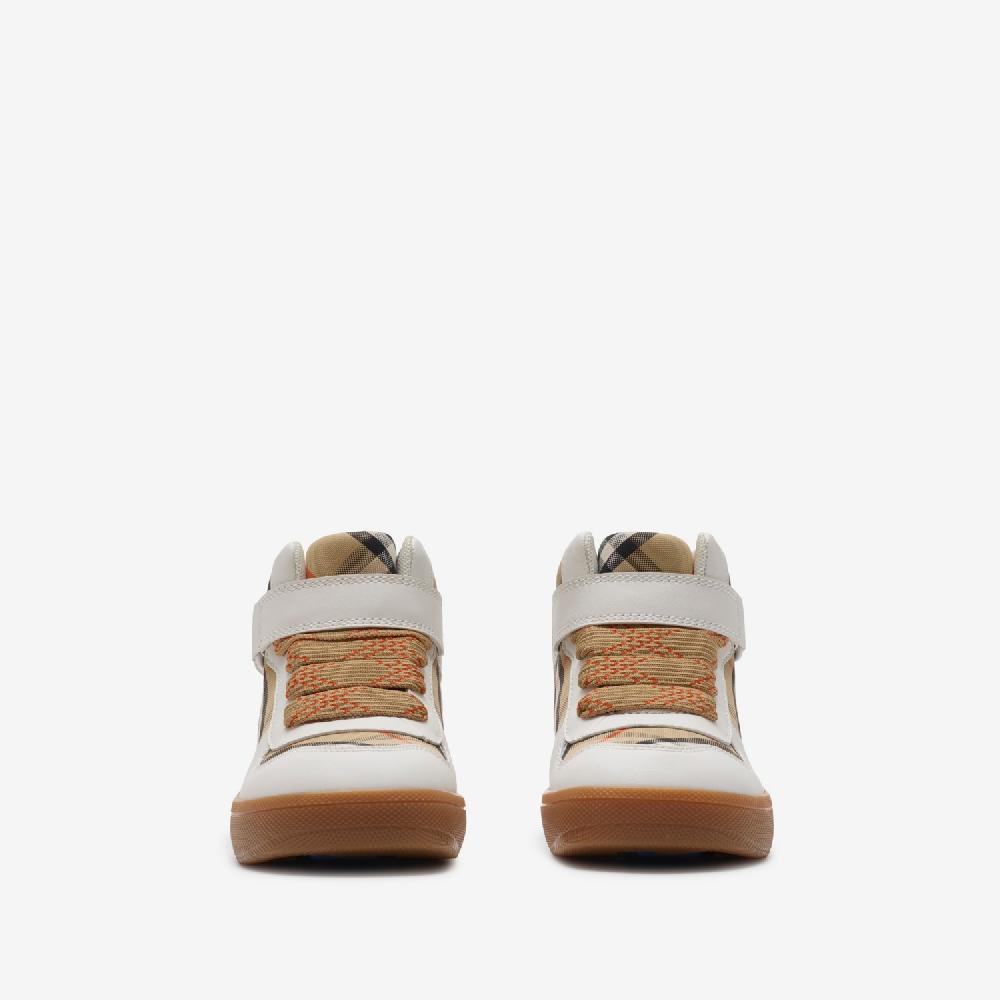 Burberry Zapatillas Deportivas De Botín En Piel CheckPrecio 380 00 € 4-14 Años