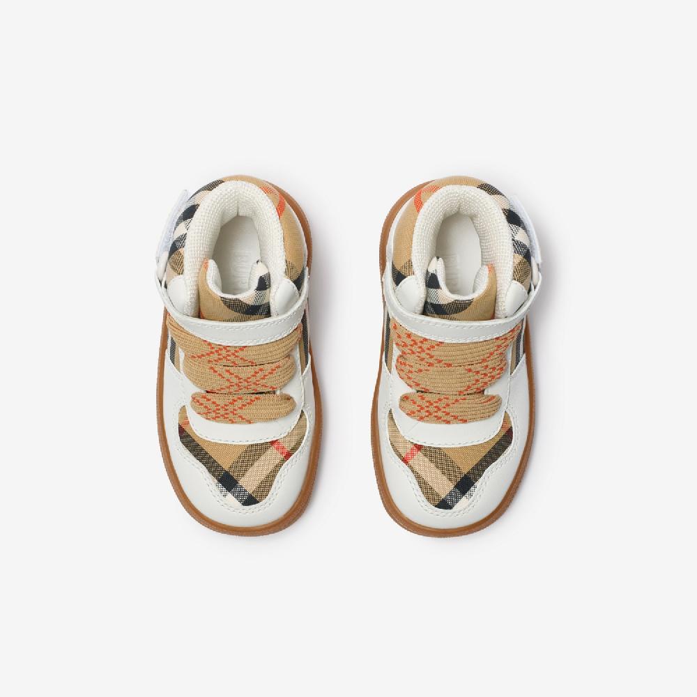 Burberry Zapatillas Deportivas De Botín En Piel CheckPrecio 350 00 € 6-36 Meses