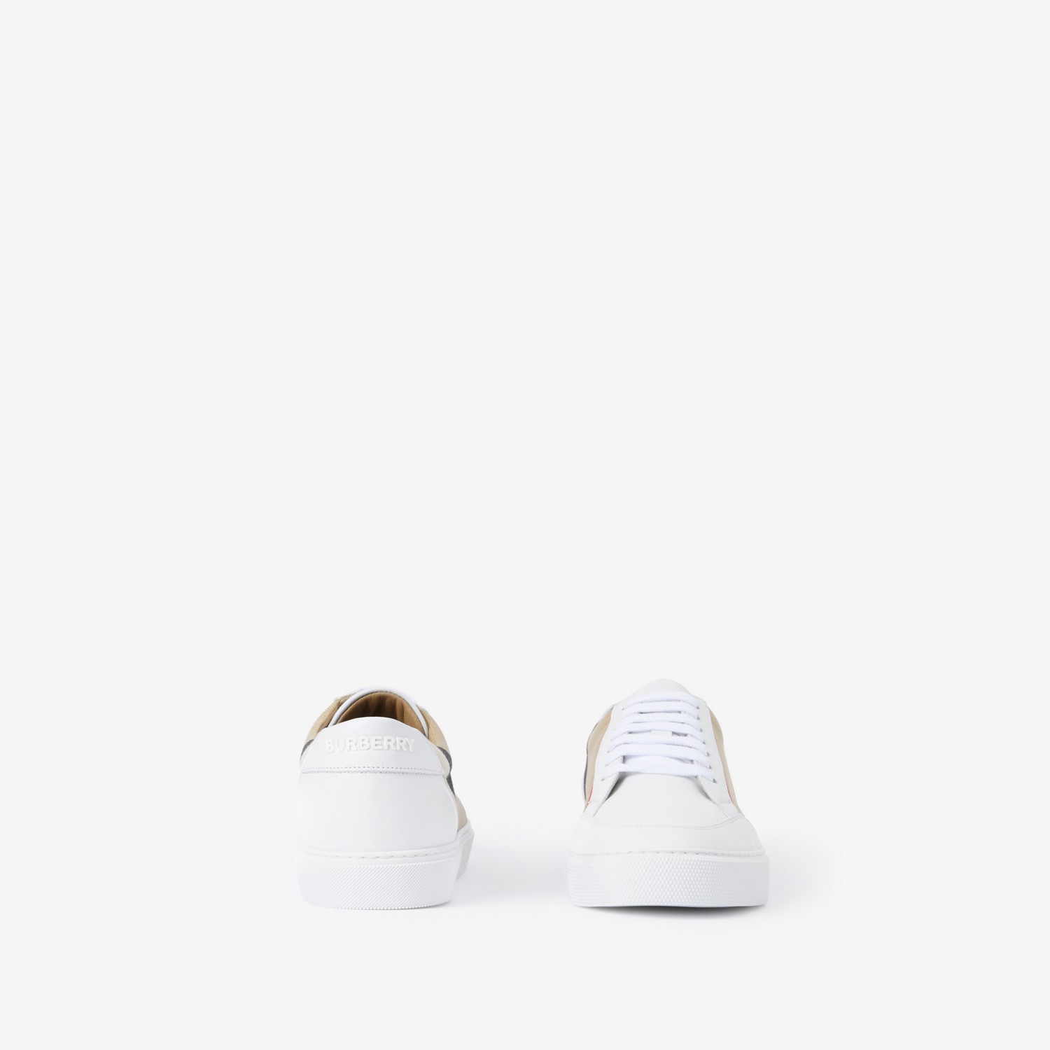 Burberry Zapatillas Deportivas En Piel Y Algodón A Cuadros House ChecksPrecio 520 00 € Disponibilidad Limitada