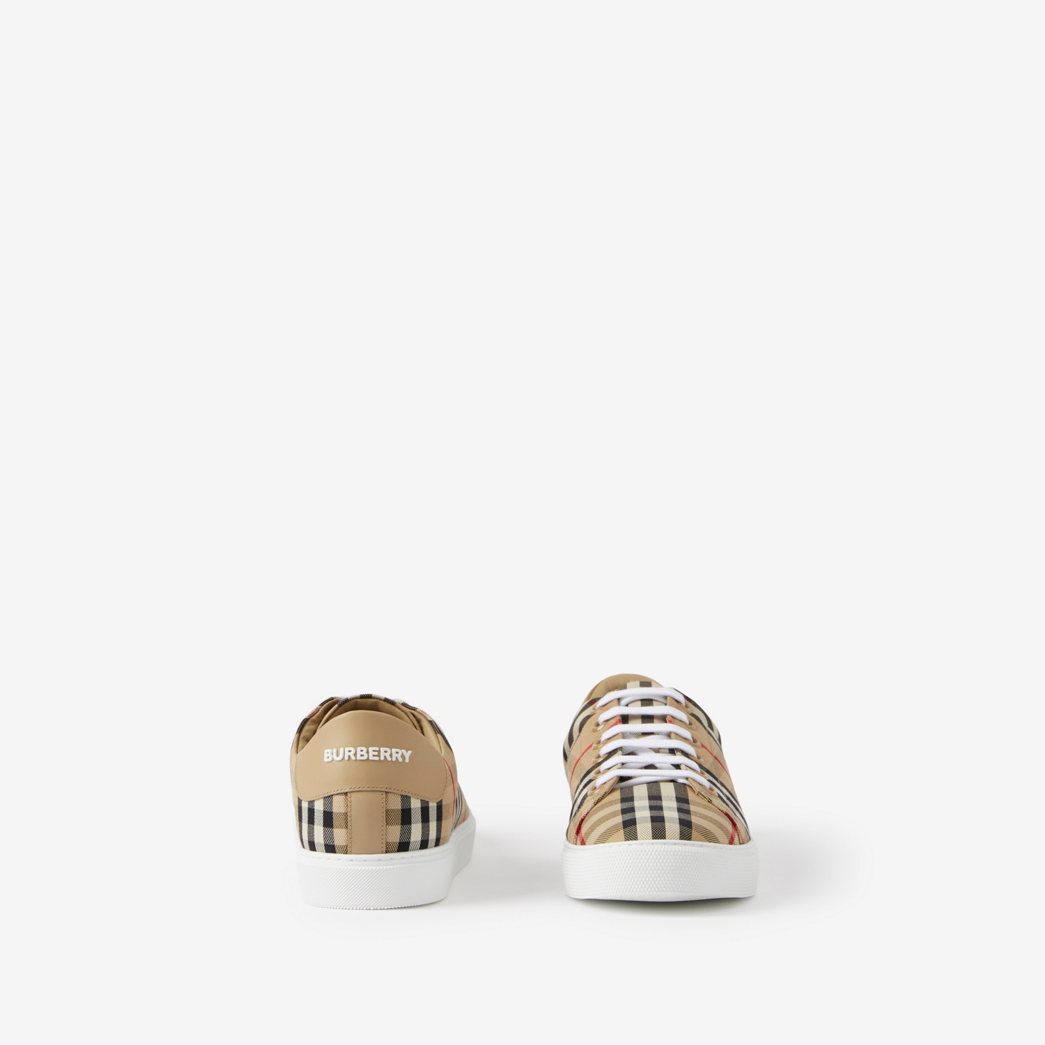 Burberry Zapatillas Deportivas En Tejido Check Y PielPrecio 490 00 € Disponibilidad Limitada