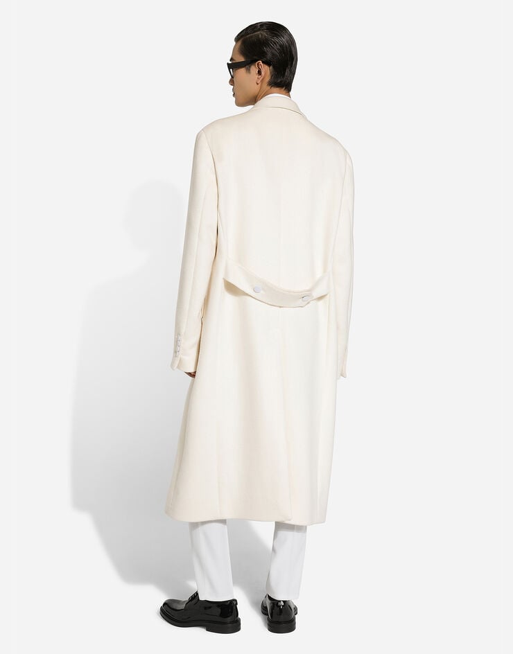 Dolce & Gabbana Abrigo De Botonadura Doble De Cachemira