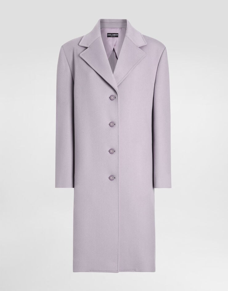 Dolce & Gabbana Abrigo de paño de cachemira con botonadura sencilla