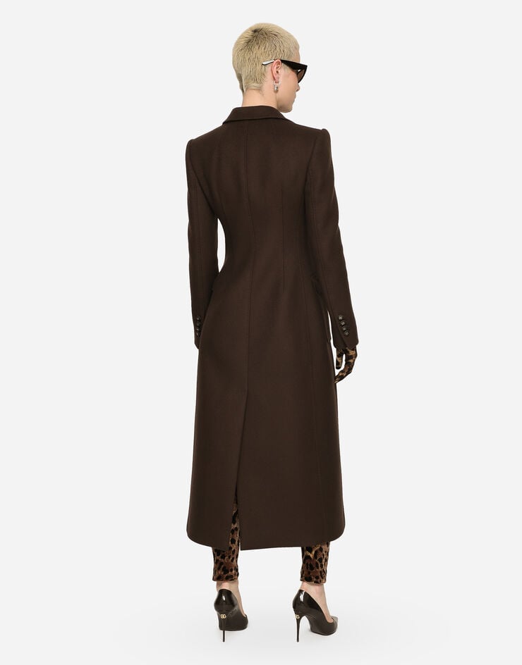 Dolce & Gabbana Abrigo Largo De Lana Y Cachemira Con Botonadura Sencilla