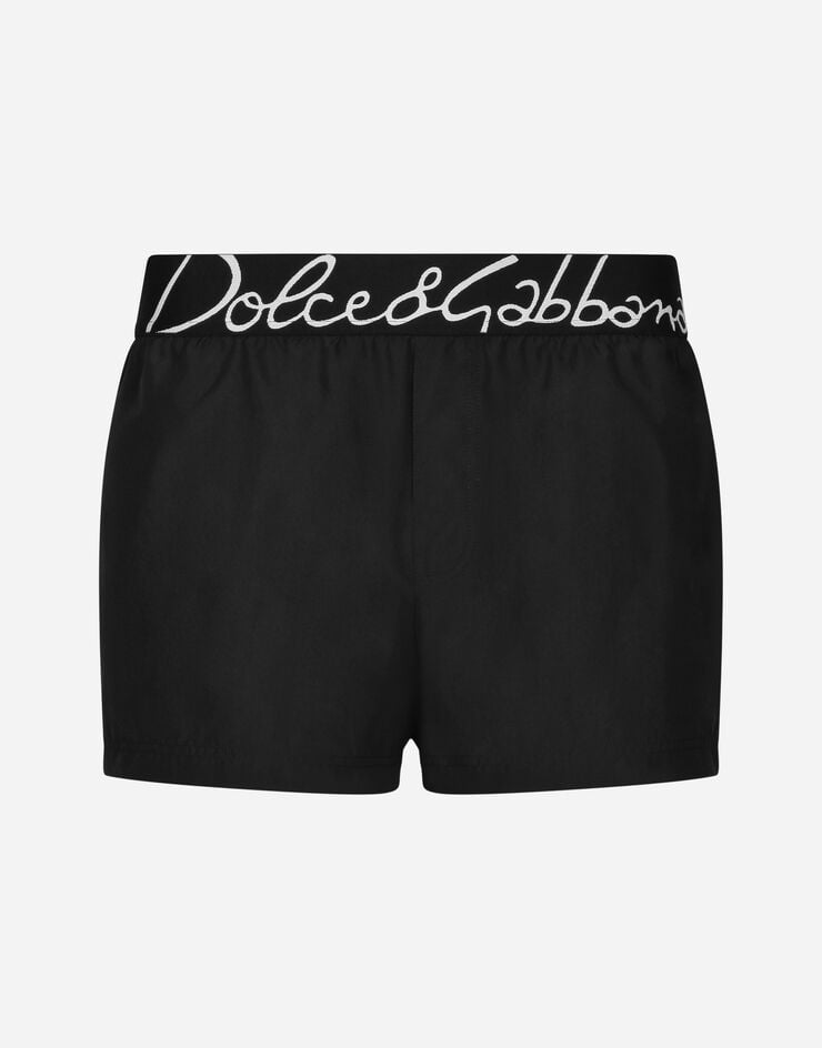 Dolce & Gabbana Bañador bóxer corto con logotipo Dolce&Gabbana