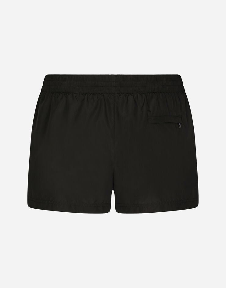 Dolce & Gabbana Bañador Bóxer Corto Con Placa Con Logotipo