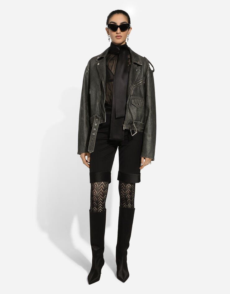 Dolce & Gabbana Blusa De Chifón Con Lazada En El Cuello