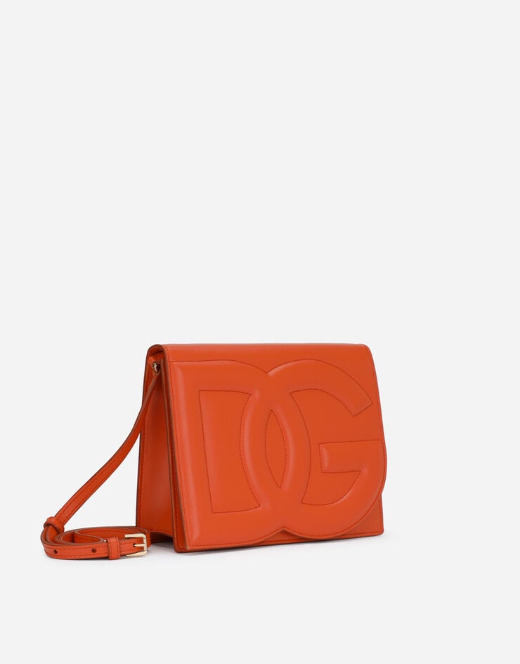 Dolce & Gabbana Bolso Bandolera DG Logo Bag En Piel De Becerro