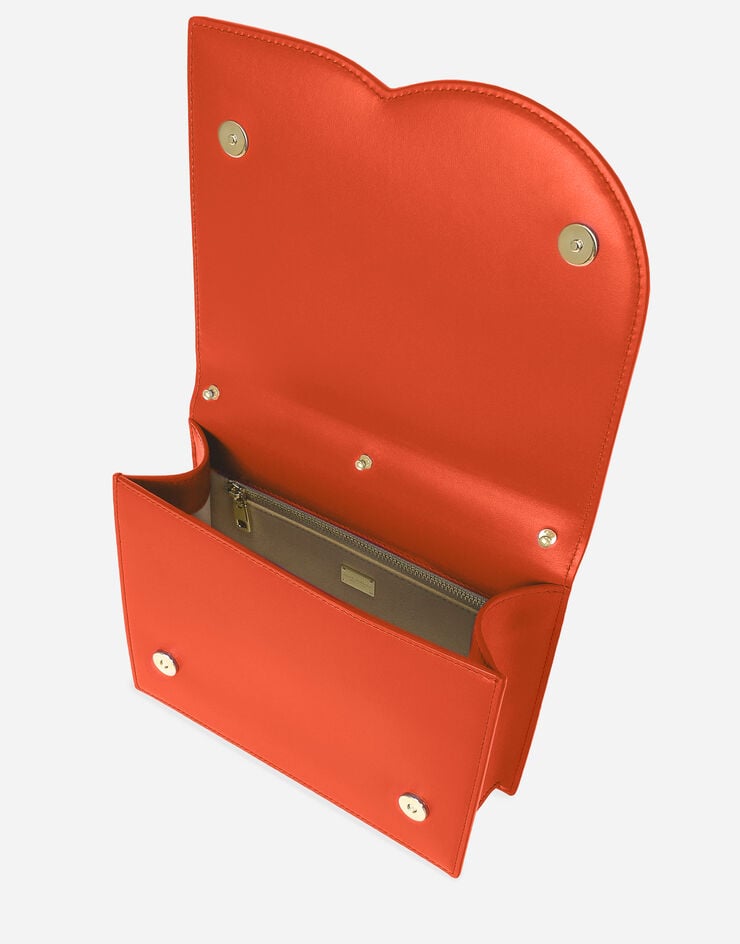 Dolce & Gabbana Bolso Bandolera DG Logo Bag En Piel De Becerro