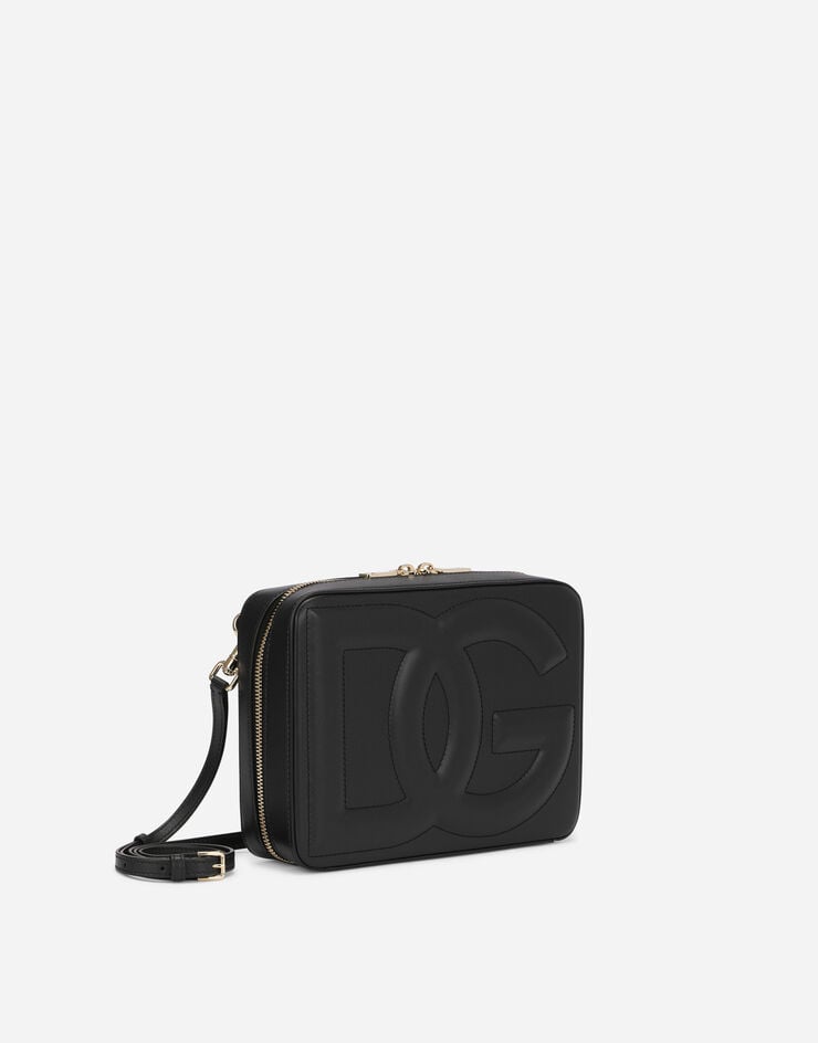 Dolce & Gabbana Bolso Bandolera DG Logo Bag Mediano En Piel De Becerro