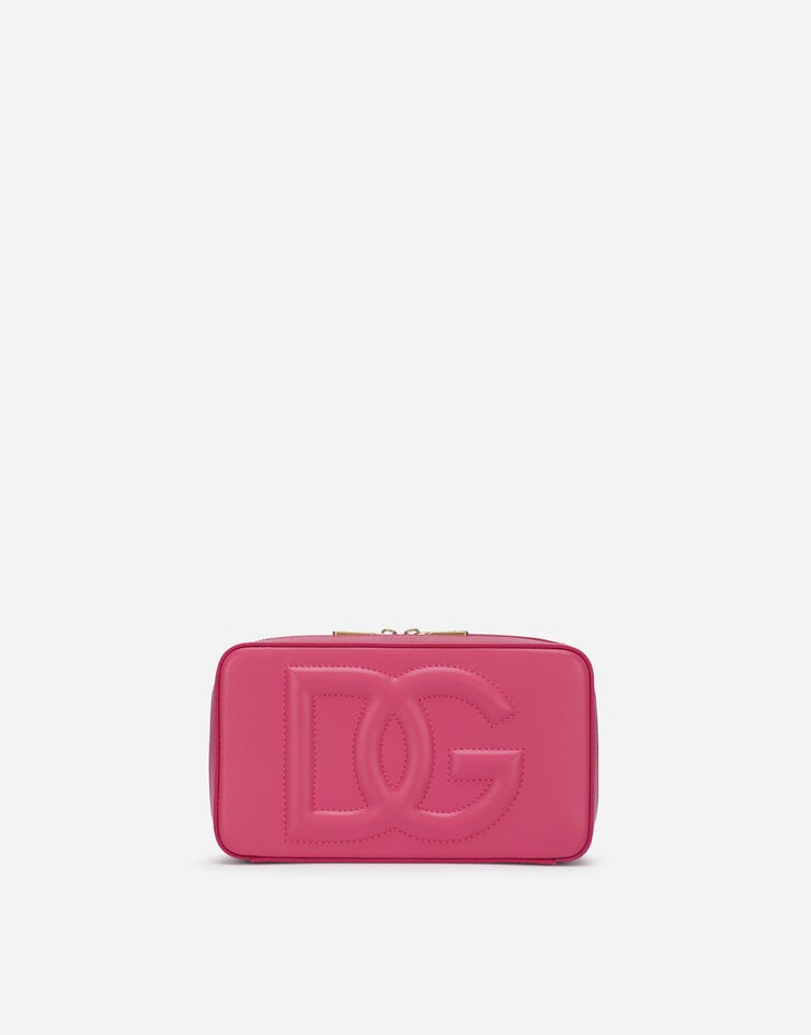 Dolce & Gabbana Bolso bandolera DG Logo Bag pequeño en piel de becerro