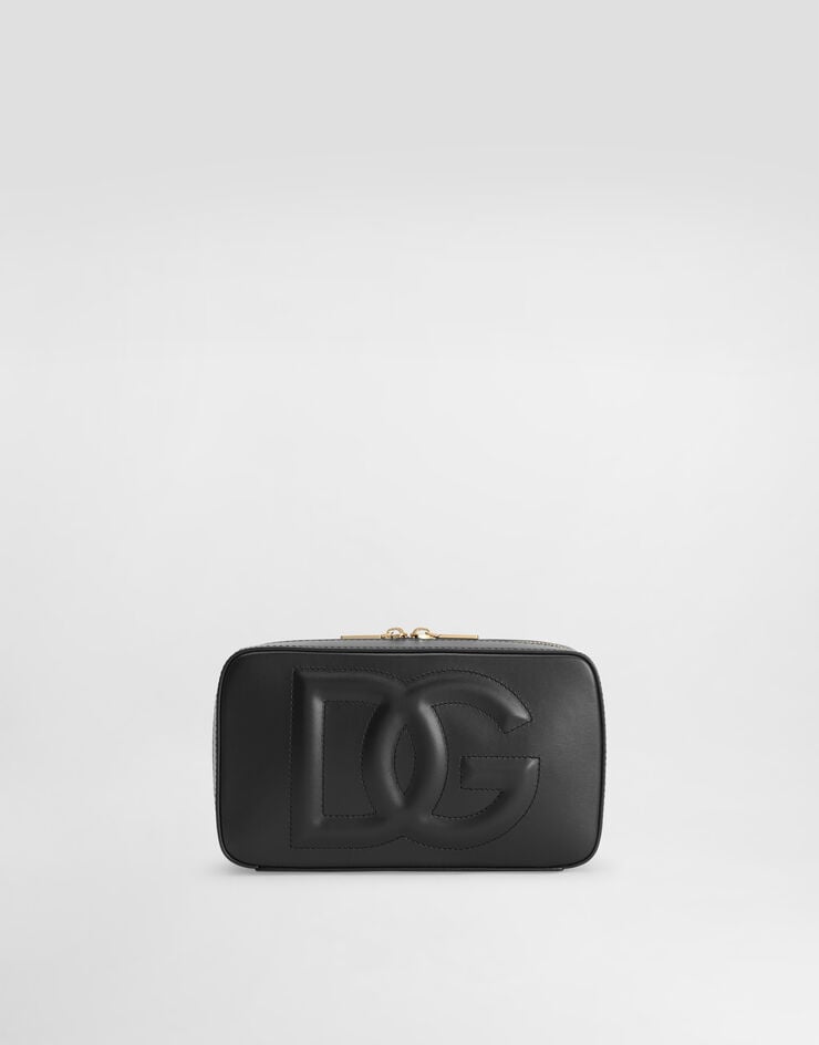 Dolce & Gabbana Bolso bandolera DG Logo Bag pequeño en piel de becerro