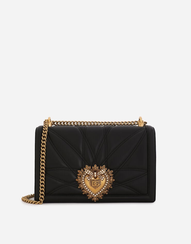 Dolce & Gabbana Bolso Devotion Grande De Napa Acolchada