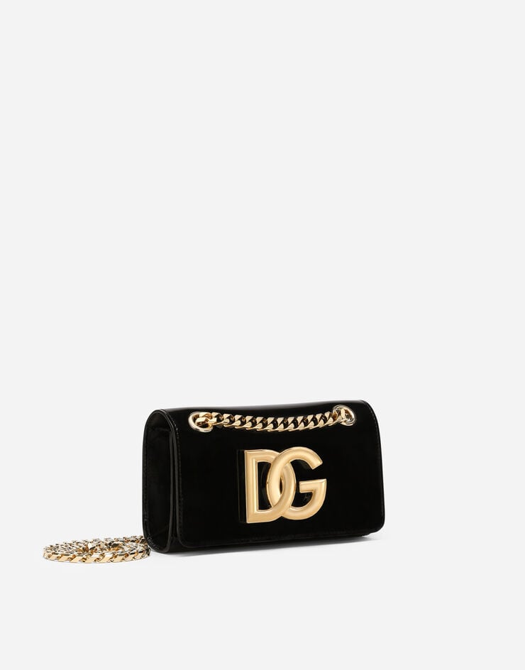 Dolce & Gabbana Bolso Para El Móvil 3.5 De Piel De Becerro Brillante