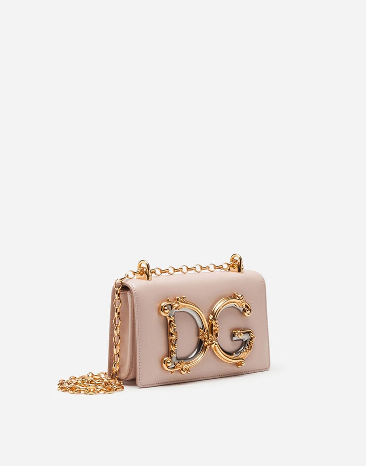 Dolce & Gabbana Bolso Para El Móvil DG Girls De Piel De Becerro