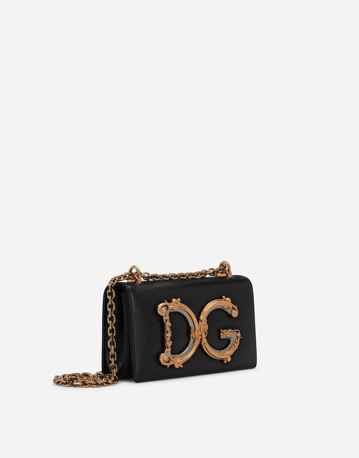 Dolce & Gabbana Bolso Para El Móvil DG Girls De Piel De Becerro