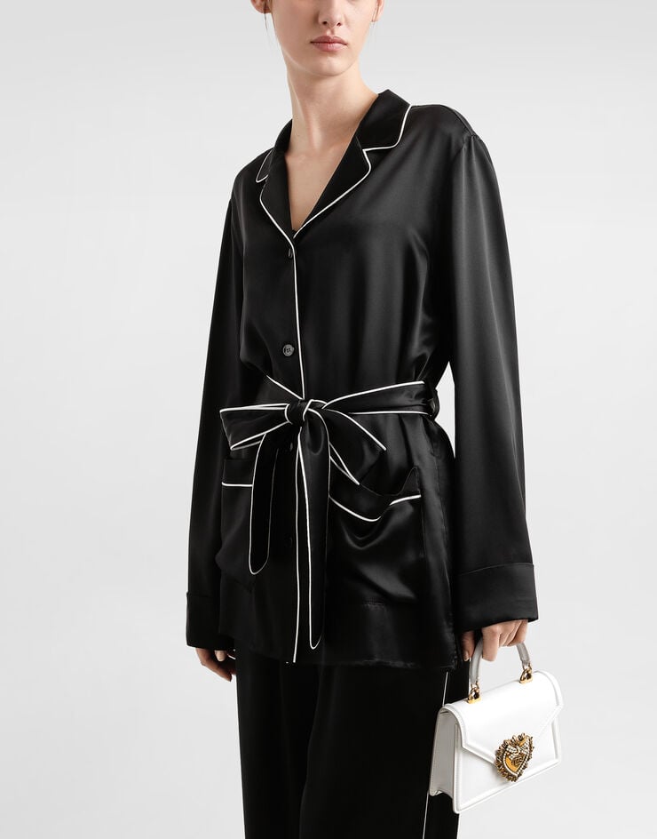 Dolce & Gabbana Bolso Pequeño Devotion De Terciopelo Liso