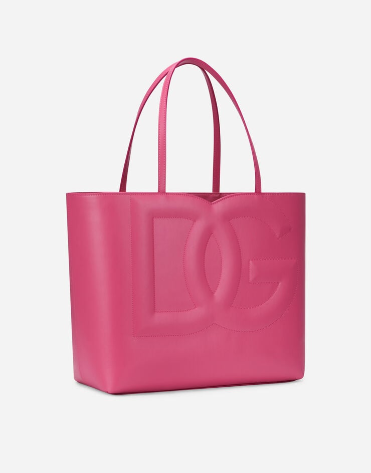 Dolce & Gabbana Bolso Shopper DG Logo Bag Mediano En Piel De Becerro