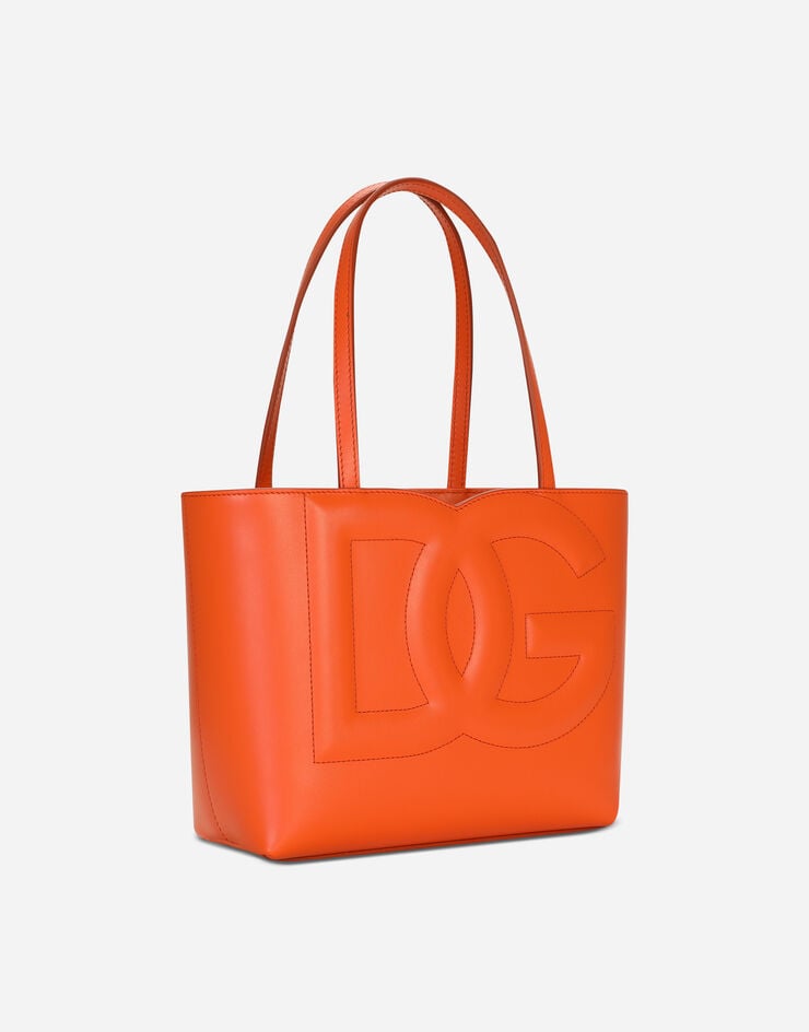 Dolce & Gabbana Bolso Shopper DG Logo Bag Pequeño En Piel De Becerro