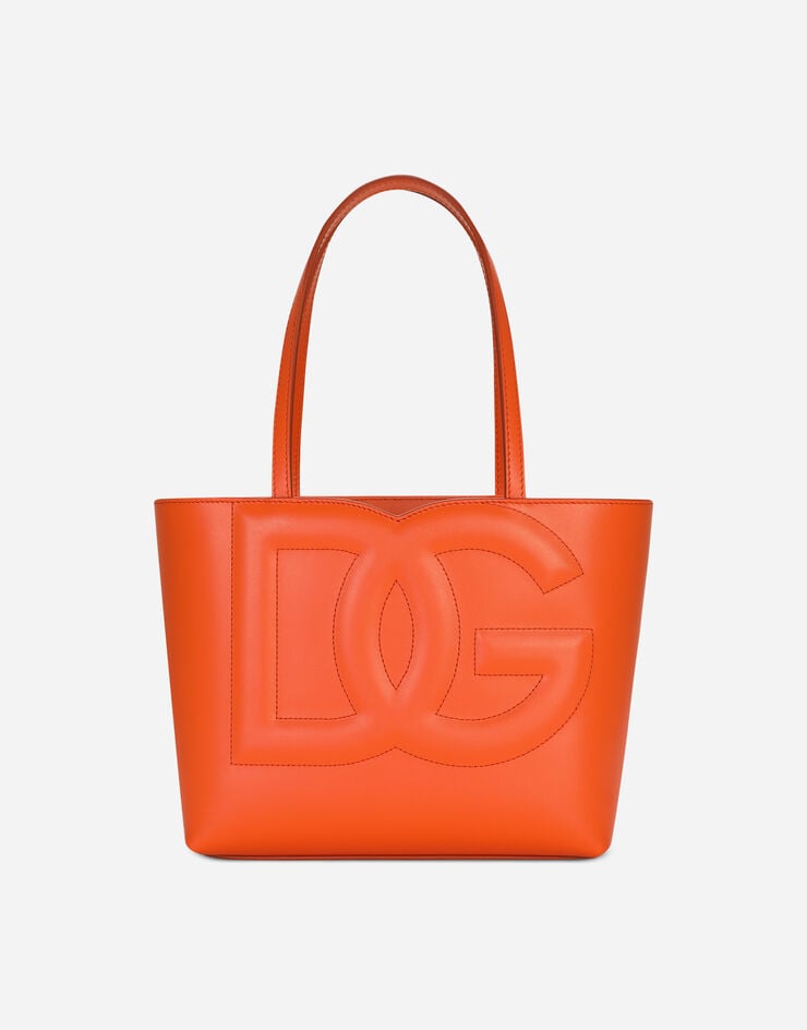 Dolce & Gabbana Bolso shopper DG Logo Bag pequeño en piel de becerro