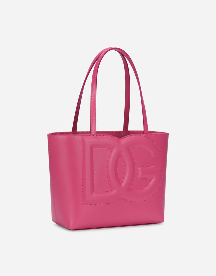Dolce & Gabbana Bolso Shopper DG Logo Bag Pequeño En Piel De Becerro