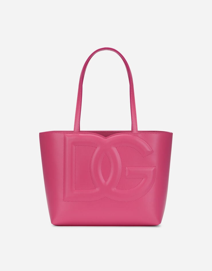 Dolce & Gabbana Bolso shopper DG Logo Bag pequeño en piel de becerro