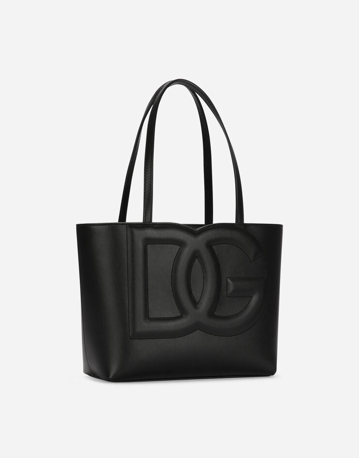 Dolce & Gabbana Bolso Shopper DG Logo Bag Pequeño En Piel De Becerro