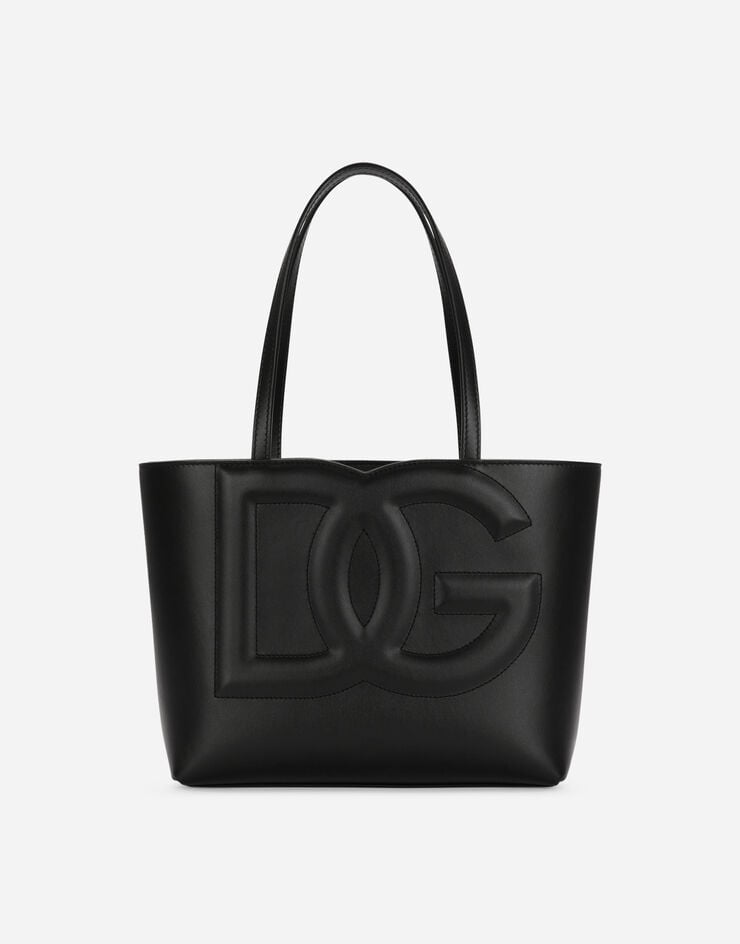 Dolce & Gabbana Bolso shopper DG Logo Bag pequeño en piel de becerro