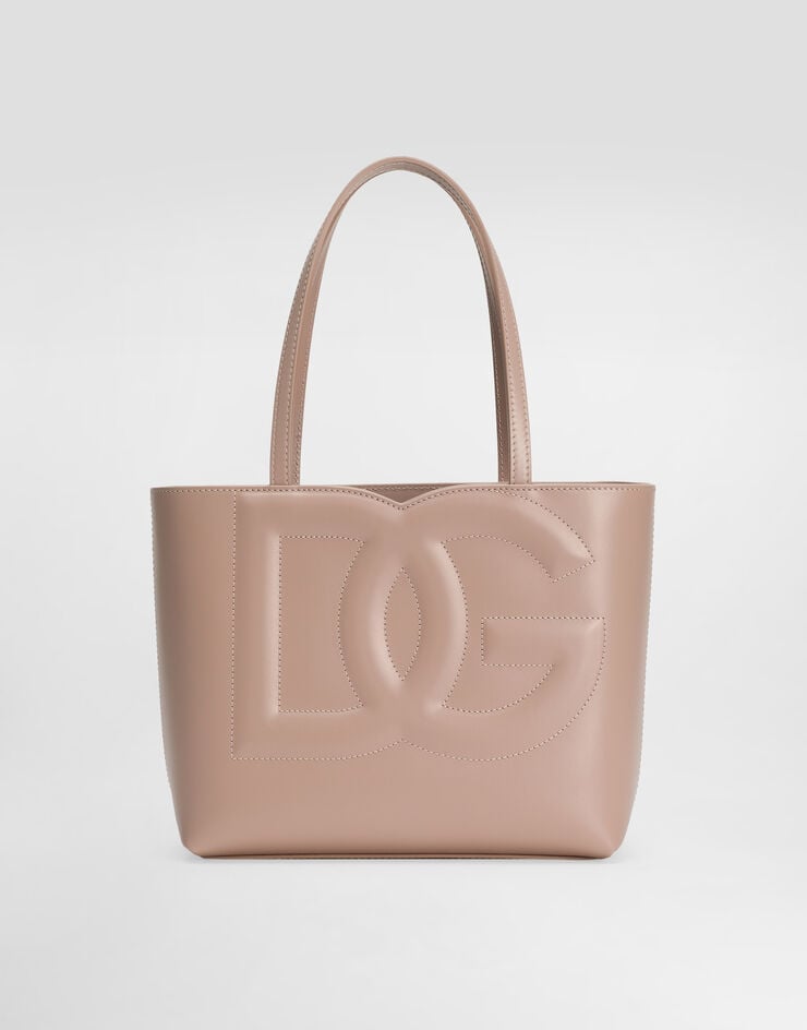 Dolce & Gabbana Bolso shopper DG Logo Bag pequeño en piel de becerro