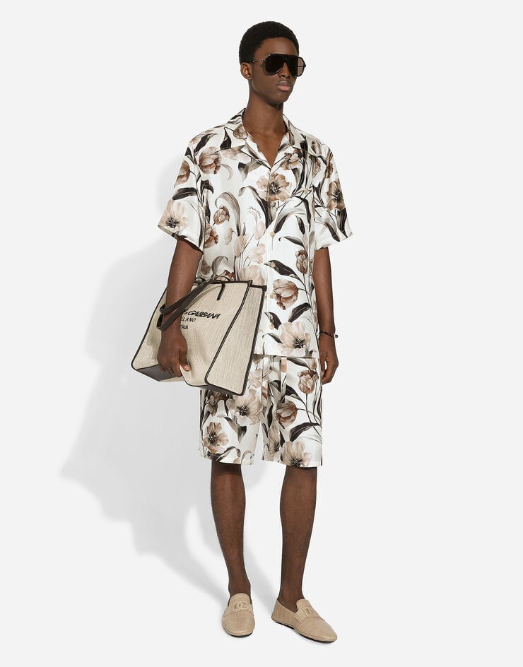 Dolce & Gabbana Bolso Shopper Grande De Lona Estructurada